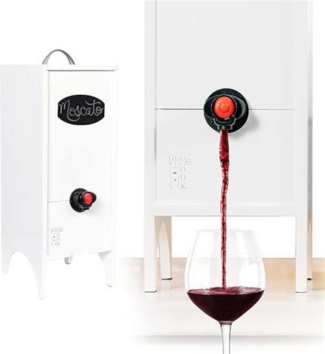 decorative box wine dispenser